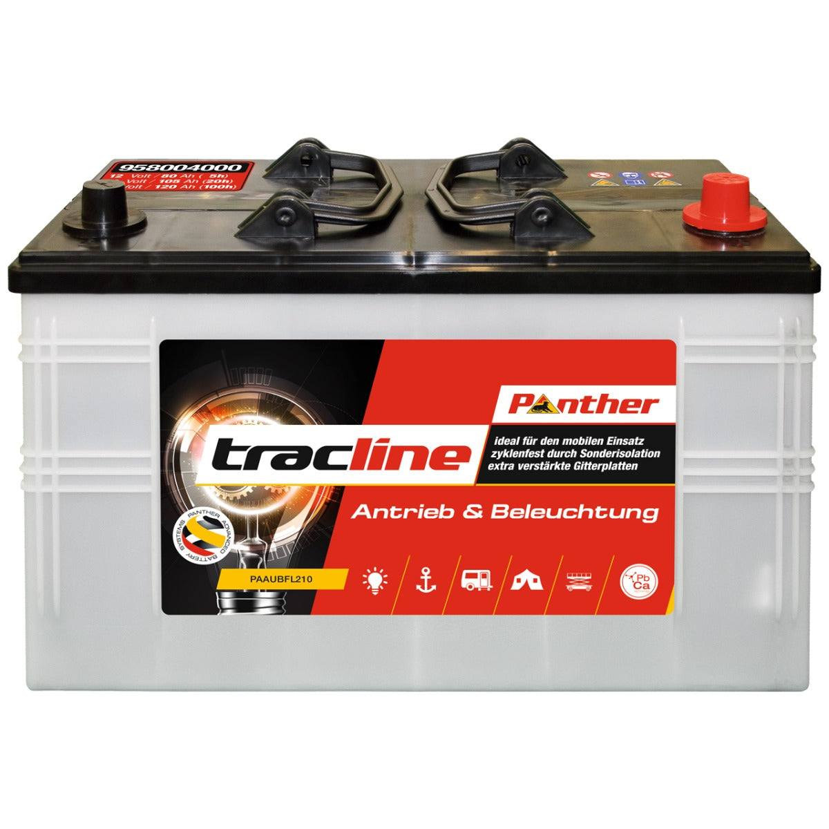 Panther-Batterie | Traclinebatterie 95804| 12V | 105Ah