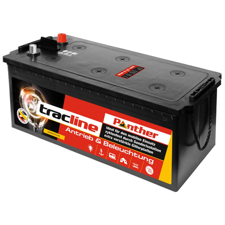 Panther-Batterie | Traclinebatterie 96801| 12V | 230Ah | seitlich rechts