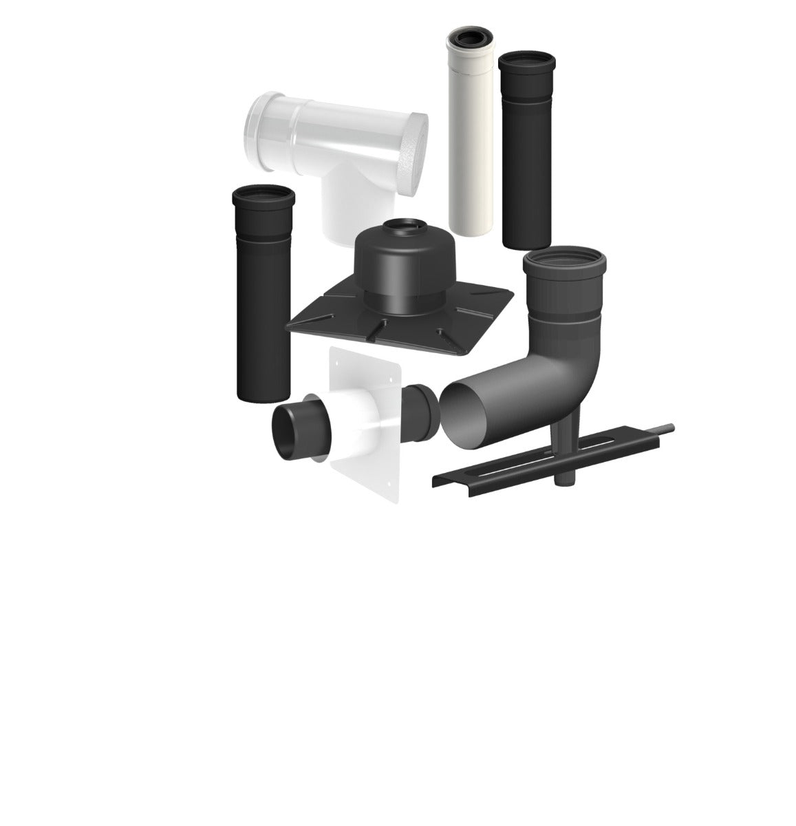 Jeremias Abgassystem Brennwertgeräte Set Ø 80/125 mm