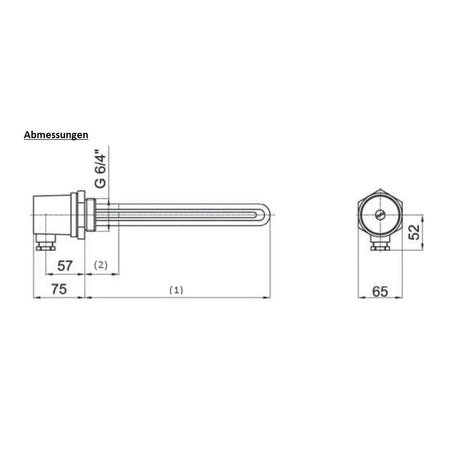 Regulus elektrische Heizpatrone 