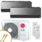 LG Multisplit Klimaanlage | ARTCOOL ENERGY | 3,5 kW + 3,5 kW | Quick-Connect