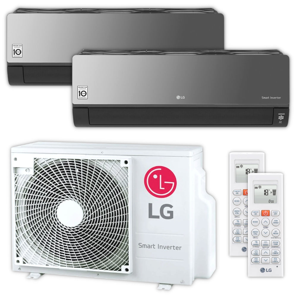 LG Multisplit Klimaanlage Set ARTCOOL ENERGY | 2,5 kW + 3,5 kW