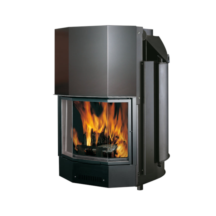 Edilkamin Kamineinsatz wasserführend Acquatondo 29 Prisma