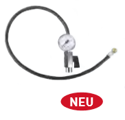 Adapter-Manometer-Absperrhahn| Fermit| 60 cm lang