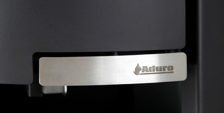 Kaminofen Aduro 1-3 Stahl schwarz 6 kW Stahl Speckstein Topplatte