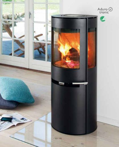 Kaminofen Aduro 9-5, Stahl schwarz, 6 kW