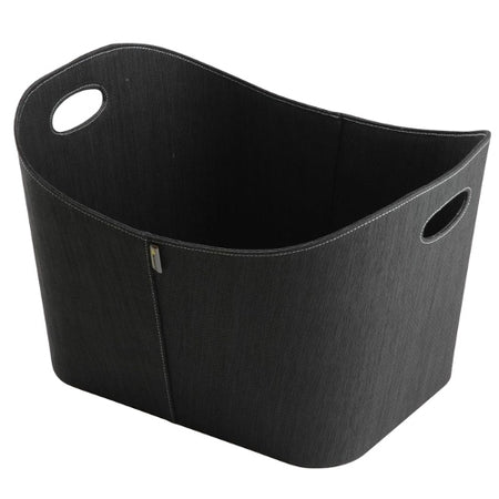 Aduro | Baseline Holzkorb aus PET | schwarz