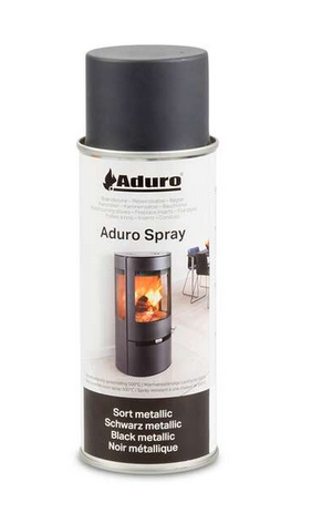 Kaminofen Spray schwarz metallic | klimaworld.com