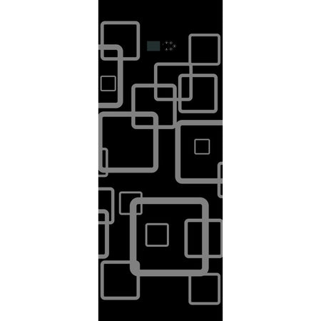 KRETZ | Pelletofen AGURO 3 | Glas mit Quadraten | 6,4 kW - Bedienteil mit Steuerung
