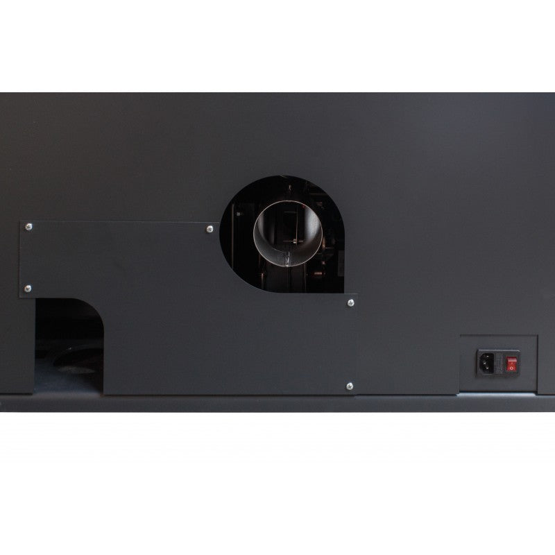 KRETZ | Pelletofen AGURO | 6,4 kW - Ansicht Anschlussmöglichkeiten