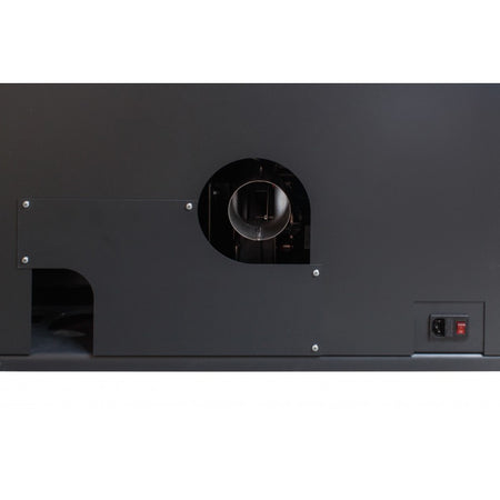 KRETZ | Pelletofen AGURO | 6,4 kW - Ansicht Anschlussmöglichkeiten