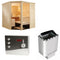 Sentiotec Sauna Kompletts Alaska Corner | Nordex Next | 5 Pers.