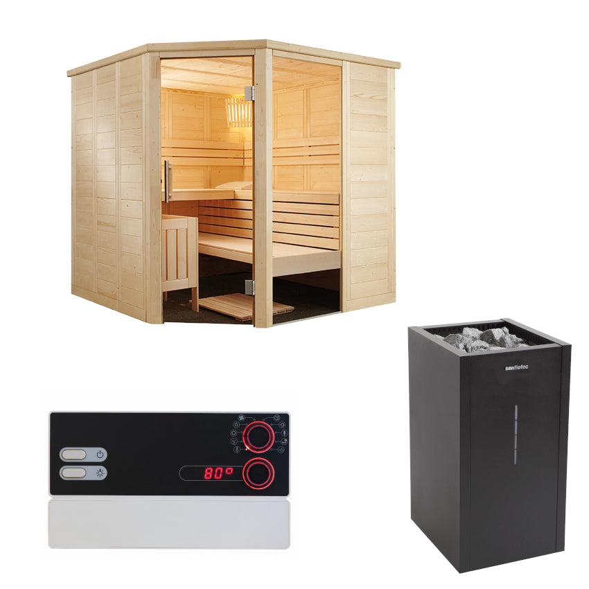 Sentiotec Saunaset Alaska Corner | klimaworld.com