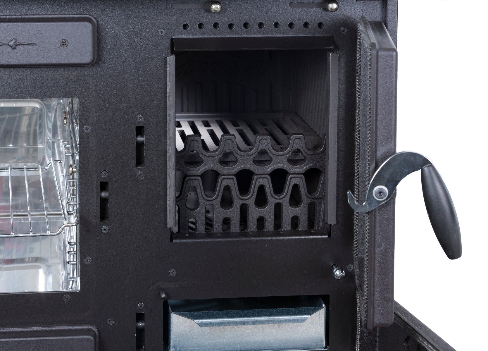 Globefire Alhena Küchenofen Créme Detail