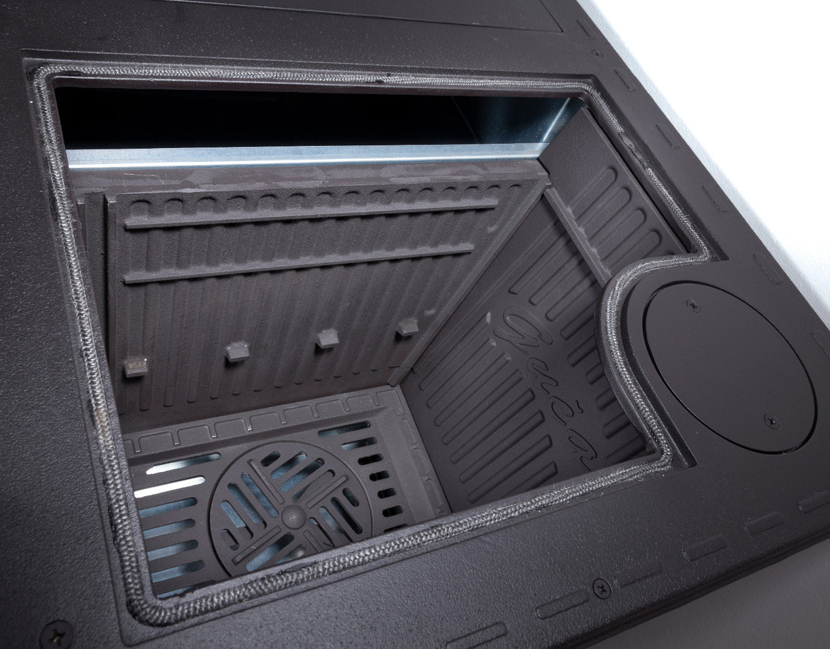 Globefire Alhena Küchenofen Créme Detail