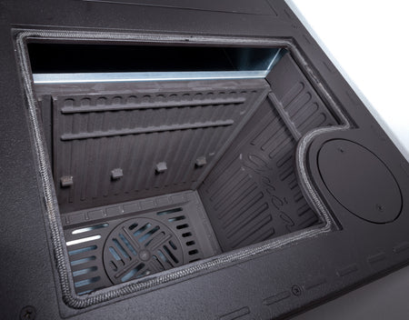 Globefire Alhena Küchenofen Créme Detail