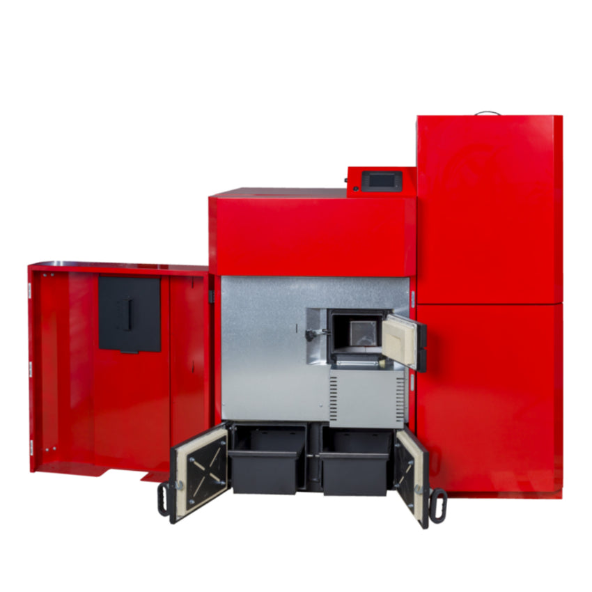 Thermoflux Pelletkessel Pellflux Lambda geöffnet | Klimaworld.com