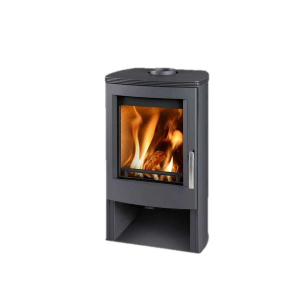 Thorma | Kaminofen | ALVESTA II | schwarz/stahl | 8 kW