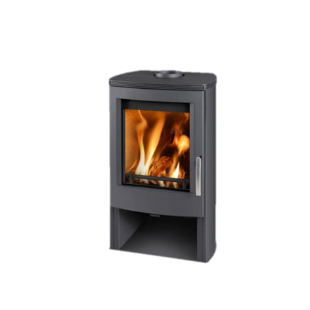 Thorma | Kaminofen | ALVESTA II | schwarz/stahl | 8 kW