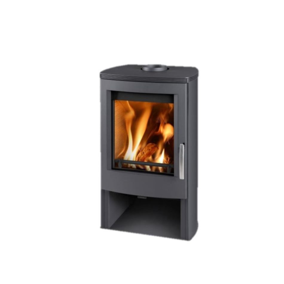 Thorma | Kaminofen | ALVESTA II | schwarz/stahl | 8 kW