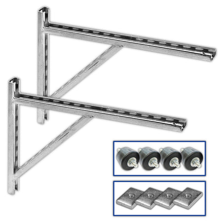 LINUM | Wandkonsolen-Kit für Klimaanlagen | 100 cm Armlänge 