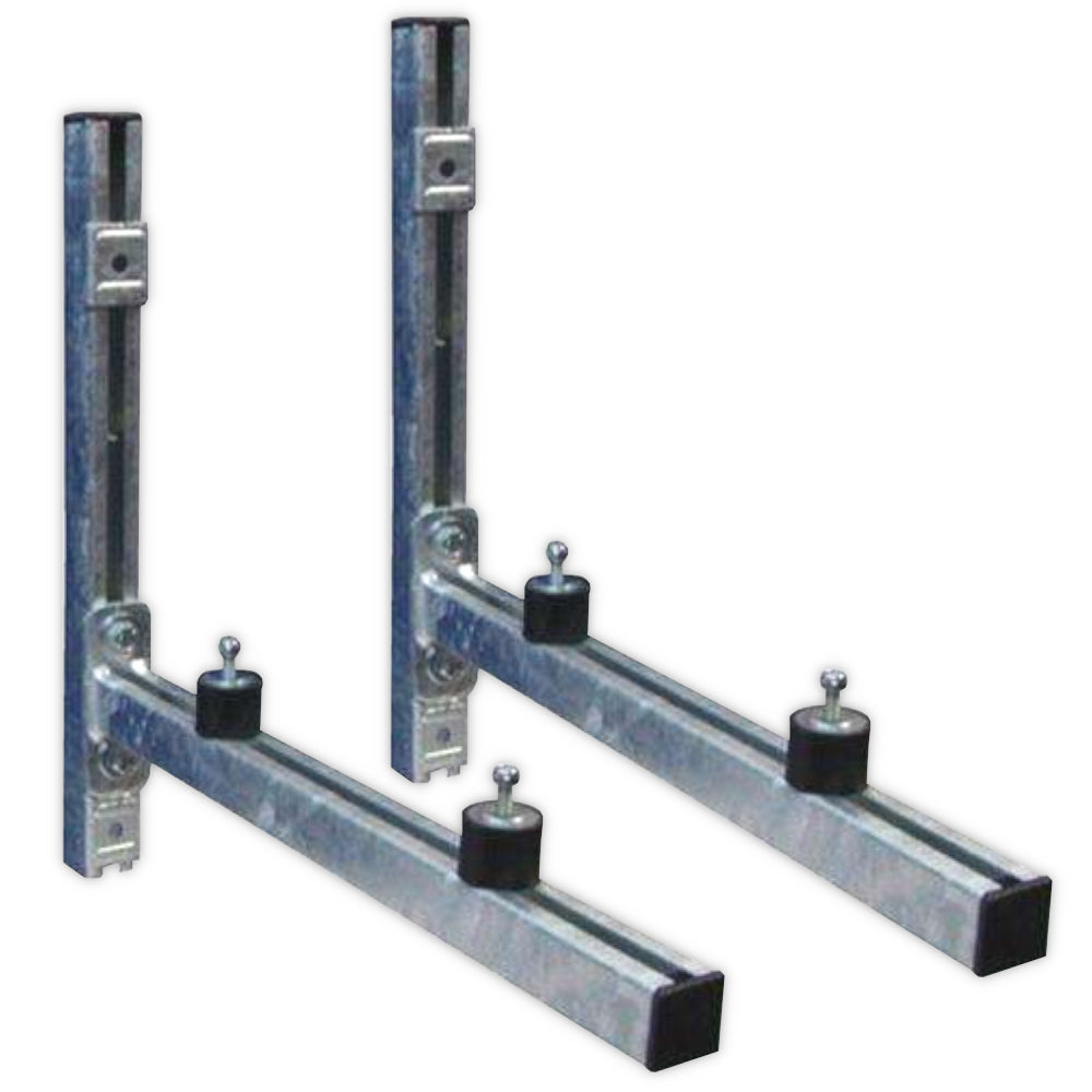 LINUM | Wandkonsolen-Kit für Klimaanlagen | 52 cm Armlänge 