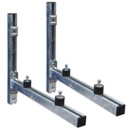 LINUM | Wandkonsolen-Kit für Klimaanlagen | 52 cm Armlänge 