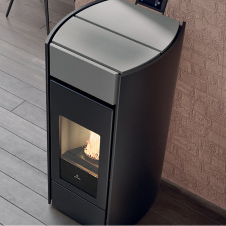 Edilkamin Pelletofen wasserführend Myrna H 15 Ambientebild/Detailbild