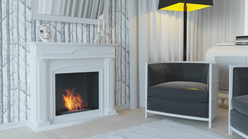 Ambientebild - Kratki Biokamin "December"