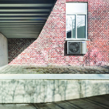 Daikin R32 Klimaanlage Perfera Cold Region Außengerät Ambientebild