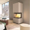 Hajduk Kaminbausatz Brilliant mit Keramik| Beige
