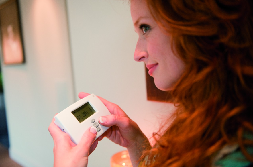 Anwendungsbeispiel Funk-Raumthermostat - EKRTR