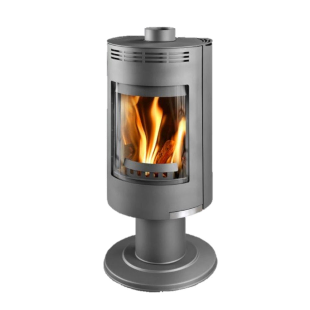 Thorma | Andorra Exclusiv Kaminofen | Stahl Gussgrau | 7,5 kW