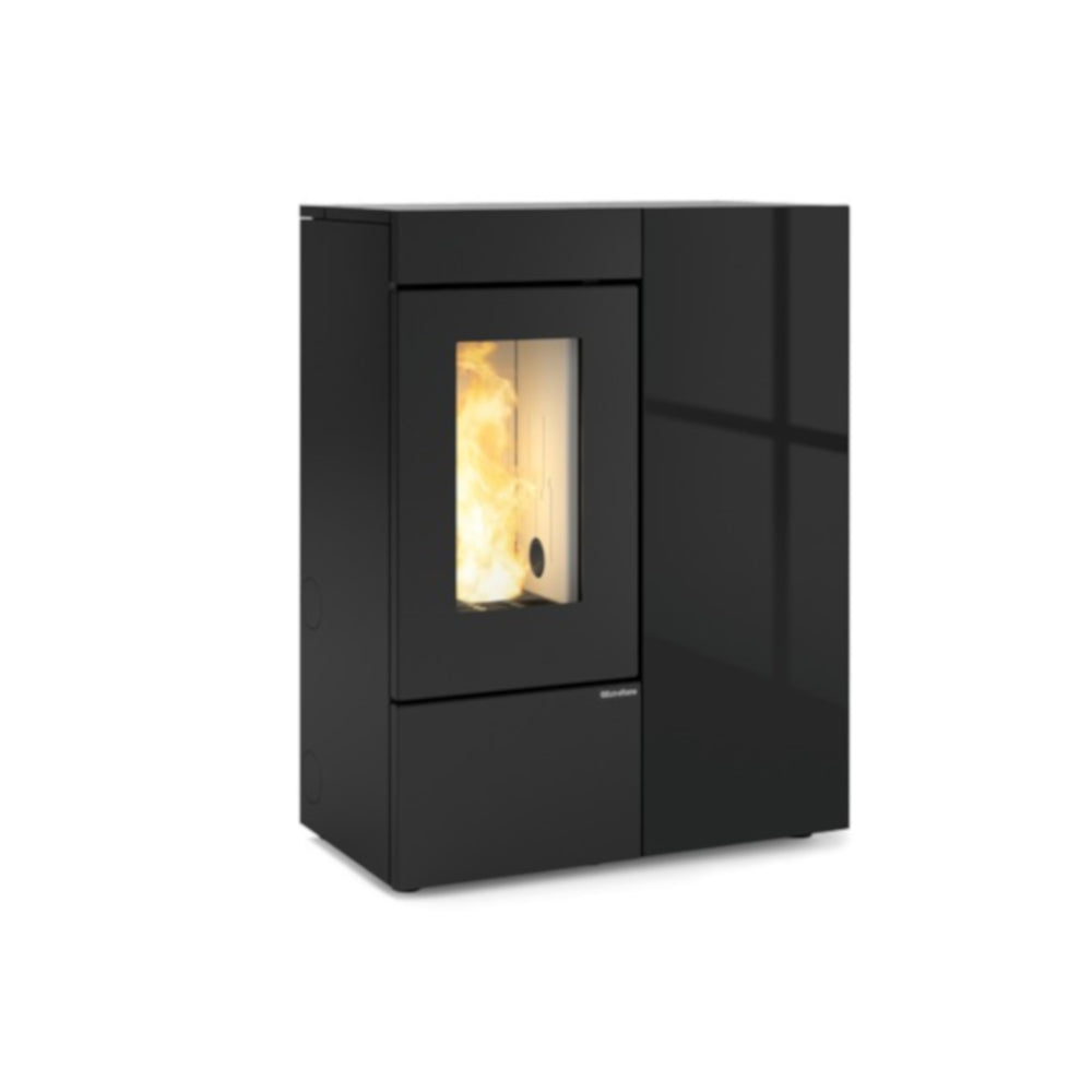 Extraflame Pelletofen ANNALISA PLUS CRYSTAL, schwarz | klimaworld.com