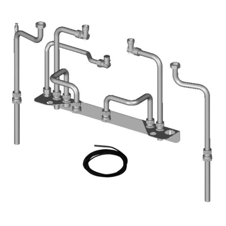 WOLF | Anschluss-Set | Speicher CSW + Gastherme CGB-2 | Aufputzmontage 