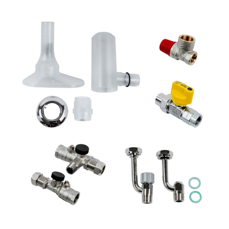 WOLF | Anschluss-Set | für Kombithermen | Aufputzmontage 