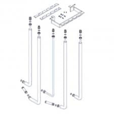 Vertikaler Anschlusssatz für CerapurSolar, Anschluss-Set