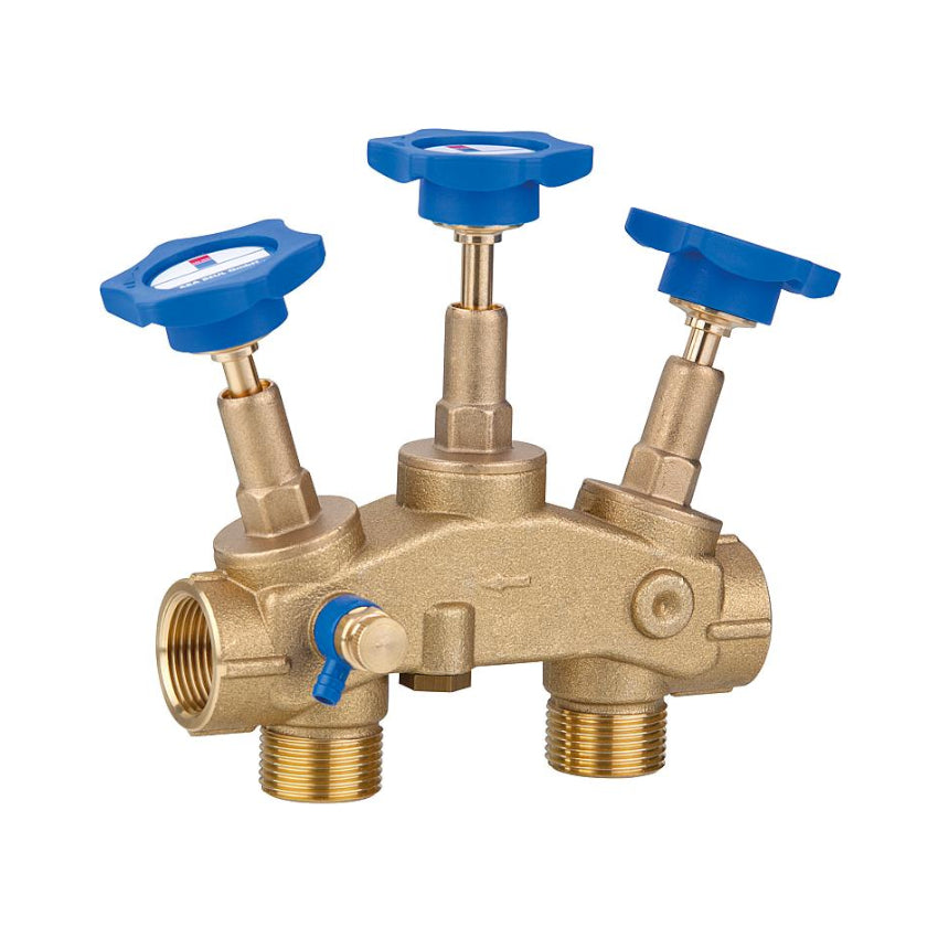 Anschluss-Block 1'' für Wasserenthärtungsanlagen | DN 25 | Klimaworld.com