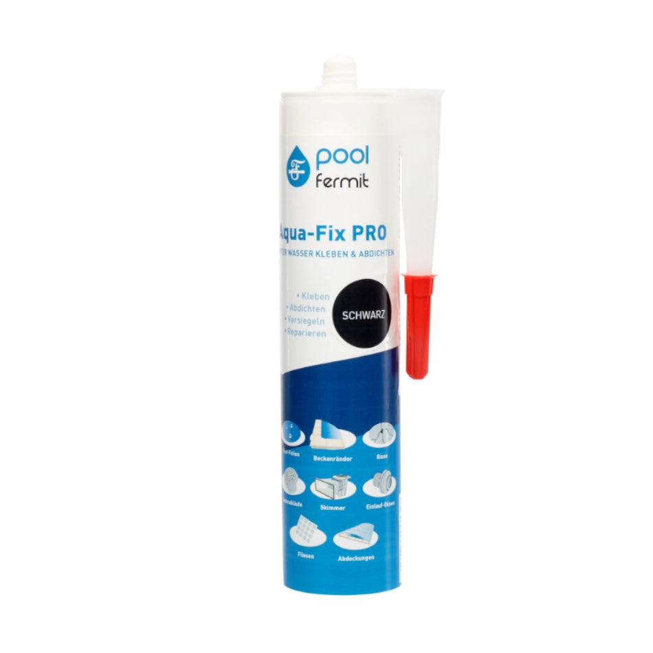 Fermit Aqua-Fix Pro | 290 ml Kartusche | schwarz | Klimaworld.com