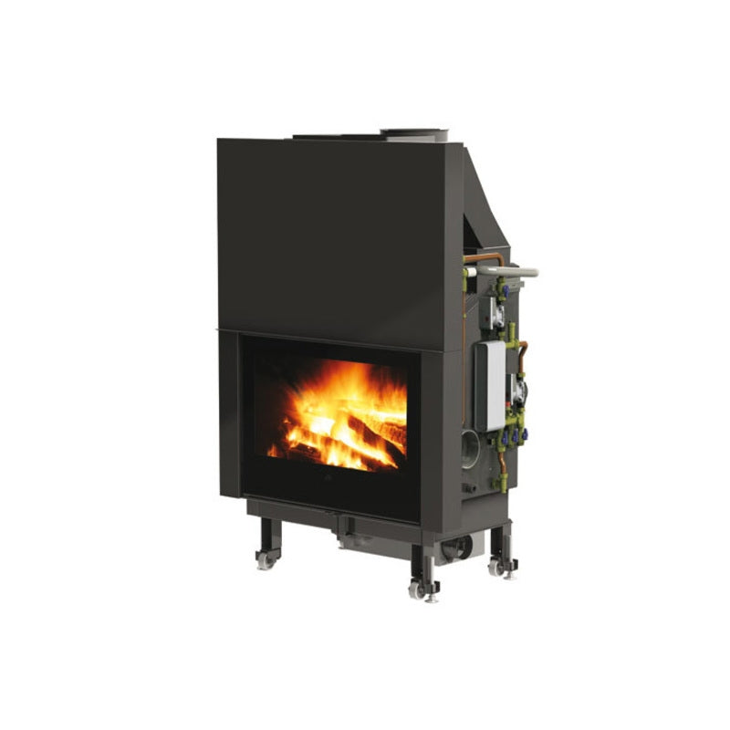 Edilkamin wasserführender Holzkamineinsatz Aquamaxi 28 | 25,9 kW