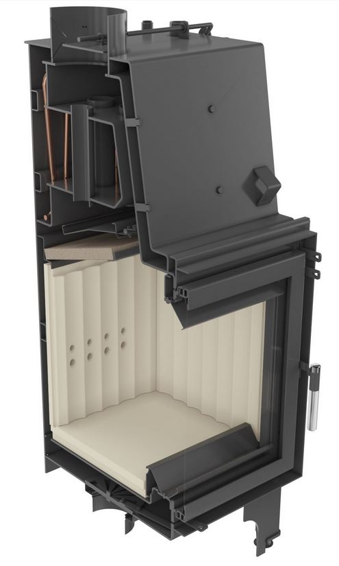 Kamineinsatz wasserführend Aquario M12 Kw Kratki