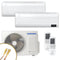 Samsung Multisplit Klimaanlage | WindFree Comfort | 2,5 kW + 3,5 kW | Quick-Connect