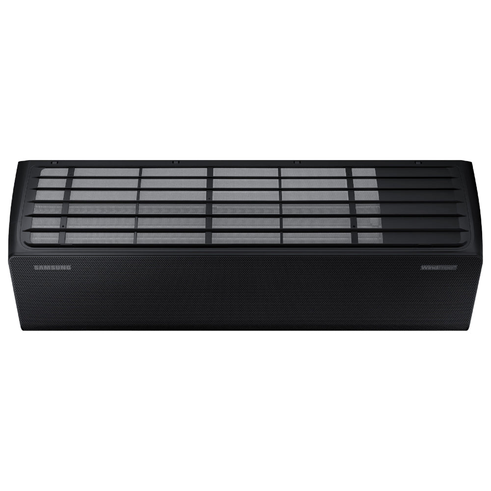 Samsung Klimaanlage Wandgeraet WindFree Avant AR70F09C1ABNEU in Schwarz, oben Aufsicht | Klimaworld.com