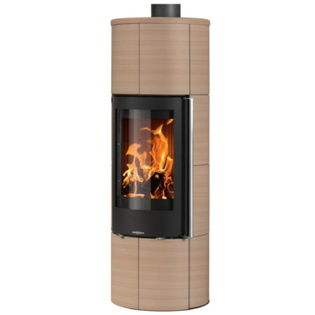 ORANIER | Arkona W+ | Kaminofen | Schwarz | Dauerbrandofen | 7.0 kW | Corretto