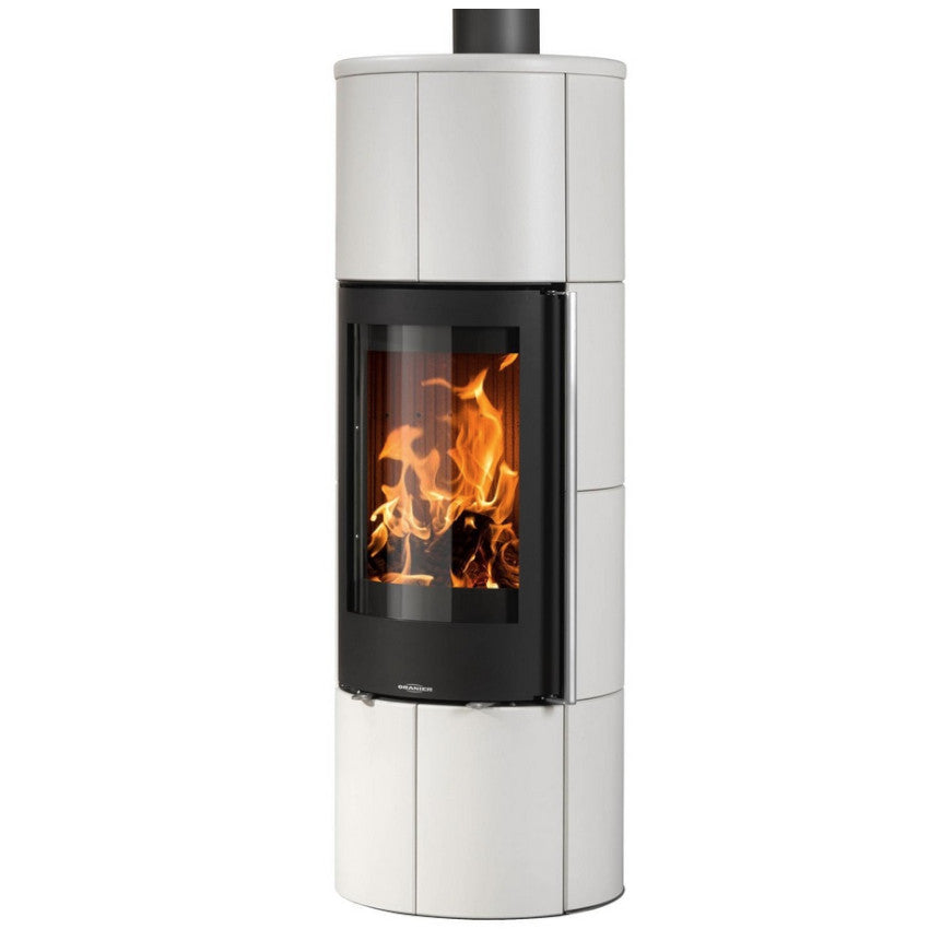 ORANIER | Arkona W+ | Kaminofen | Schwarz | Dauerbrandofen | 7.0 kW | Speckstein