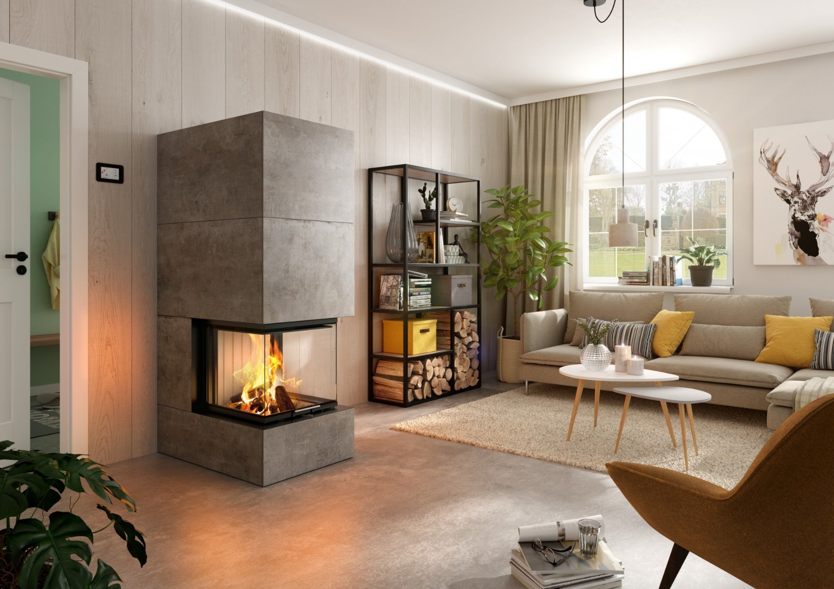 Spartherm Kamineinsatz Arte U-50h - Milieu 2