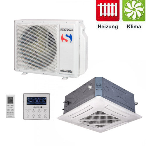 Split-Klimaanlage Kassetengeräte Sinclair UNI DC-Inverter 3,5kW