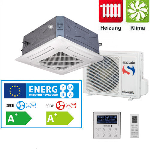Split-Klimaanlage Kassetengeräte Sinclair UNI DC-Inverter 3,5kW