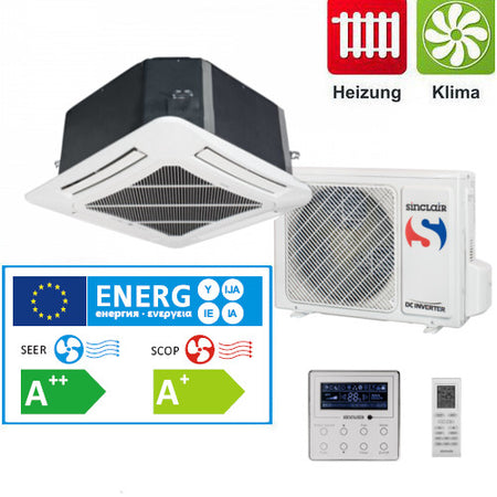 Sinclair Kassetten Klimagerät DC-Inverter Klimaanlage UNI Baureihe 7kW