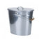 KaminoFlam | Ascheeimer | verzinkt | 15 l | mit Deckel